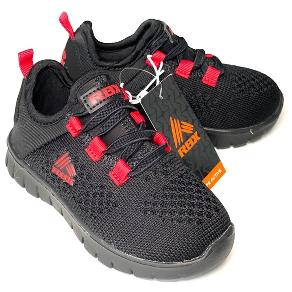 Nwt Rbx Blackred Toddler Sneakers 